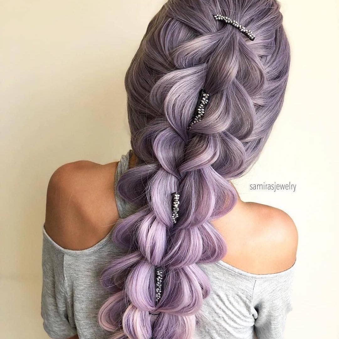 Косички с канекалоном с канекалоном