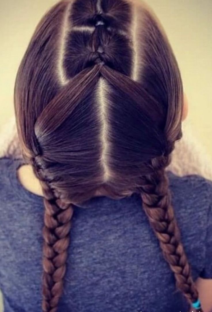 Причёски для девочек лёгкие