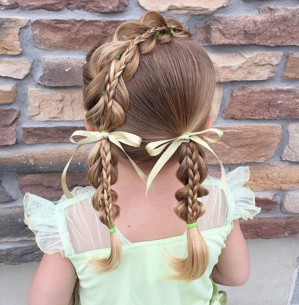 Необычные косички для девочек