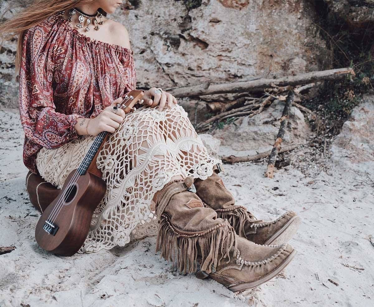 Вязаное бохо