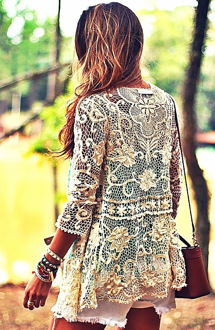 Бохо хиппи стиль Crochet