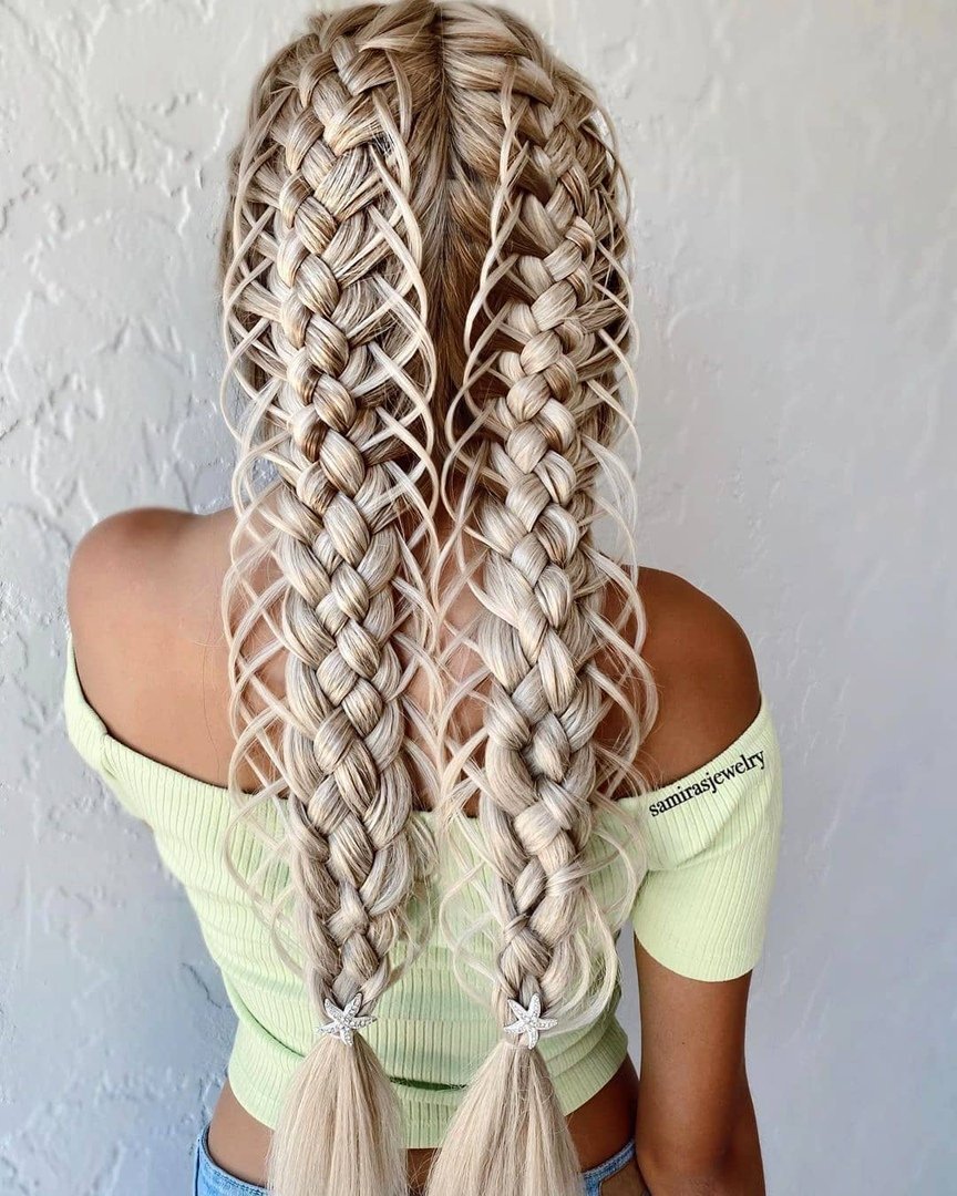 Плетение косичек