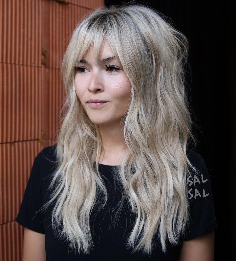 Окрашивание челки