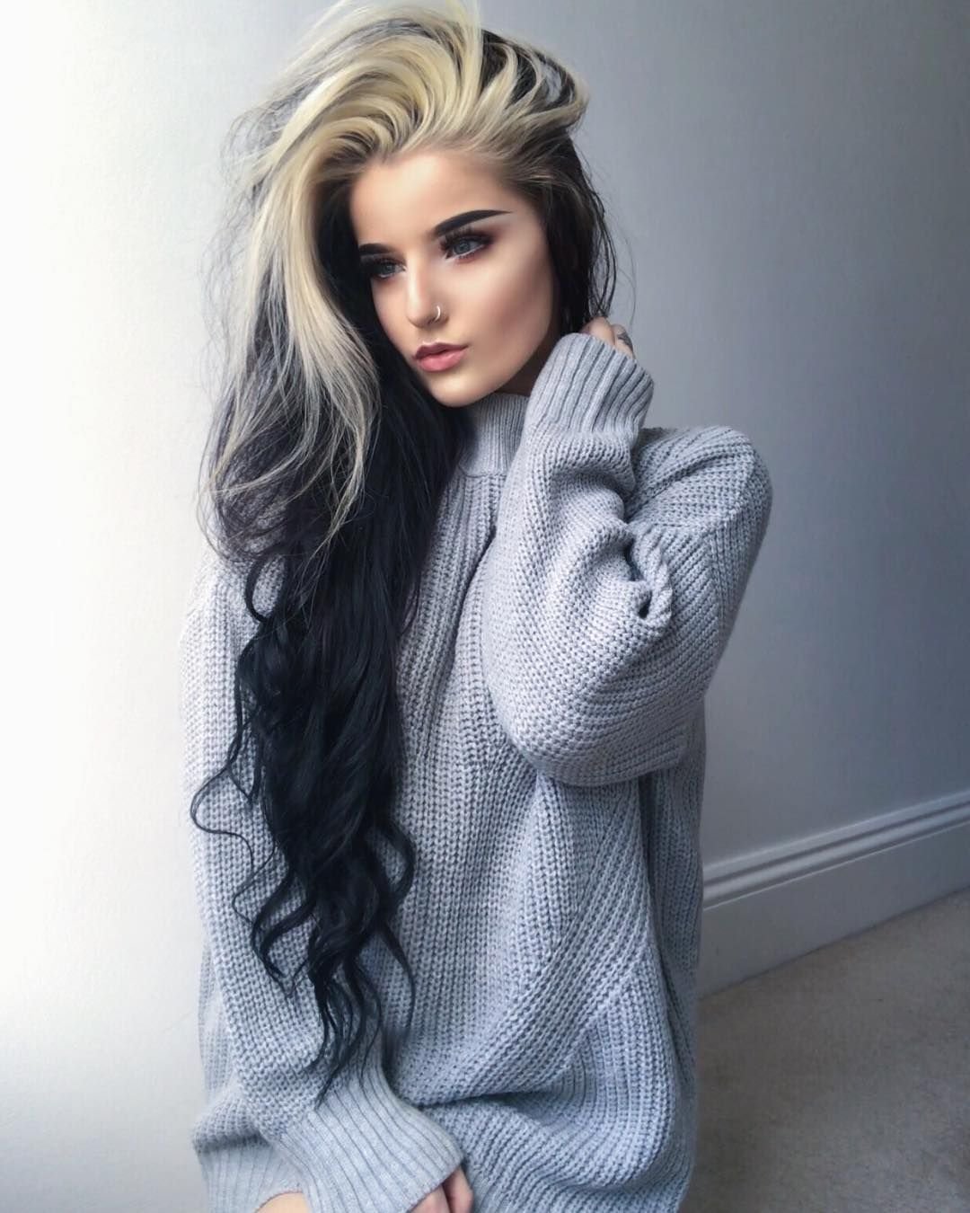 Крашеные передние пряди