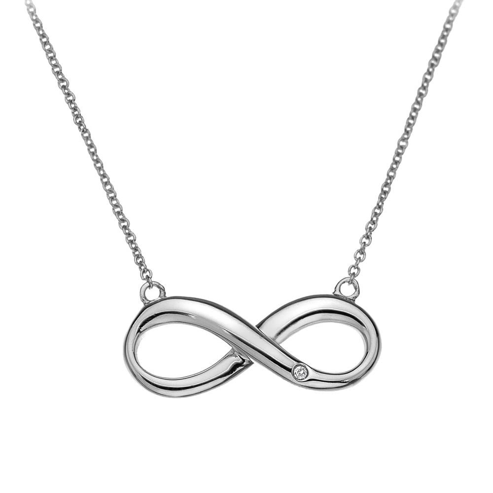 Серебряное колье hot Diamonds с бриллиантами