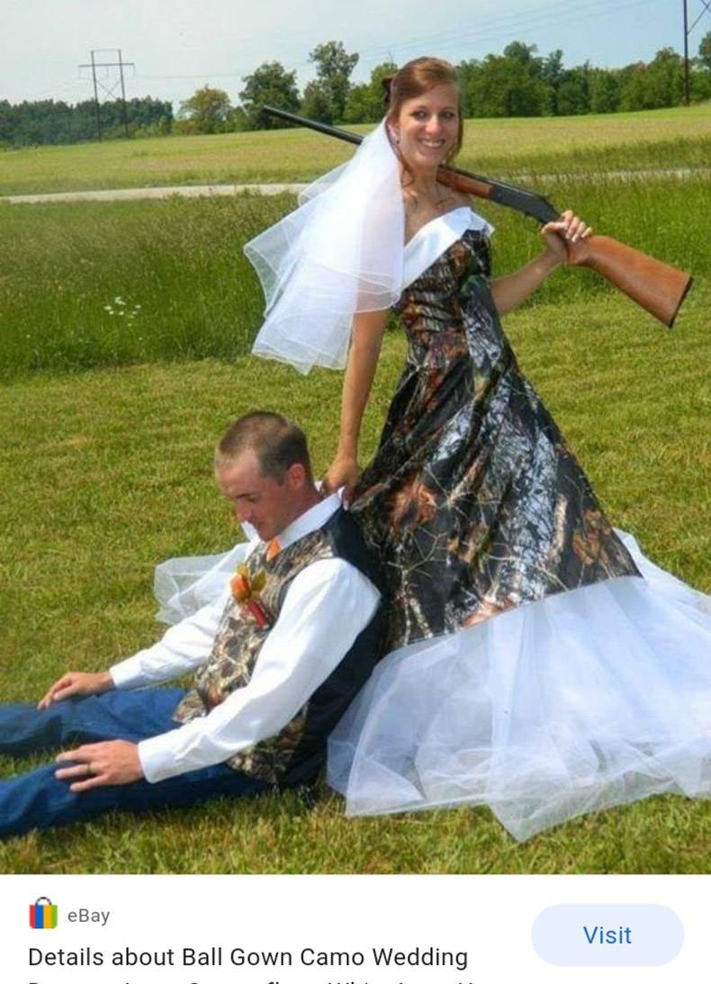 Невеста в камуфляже