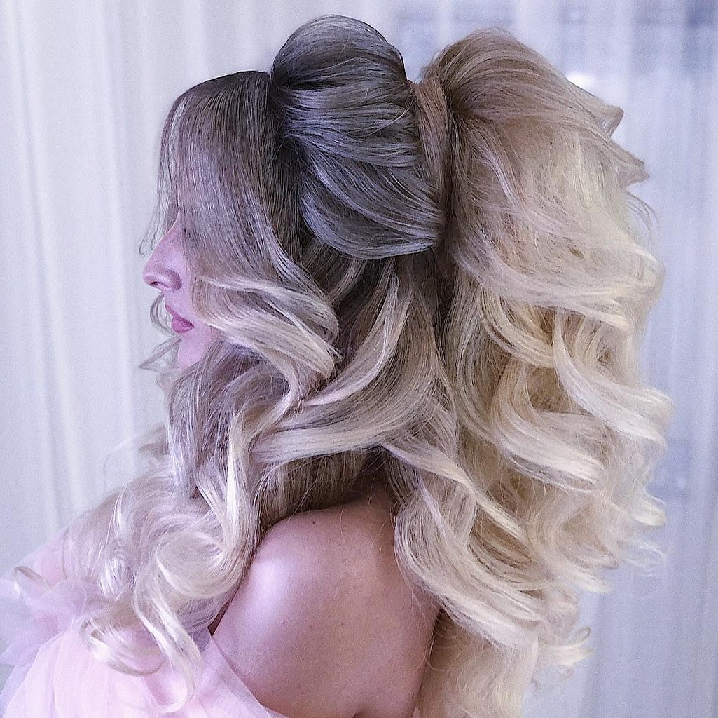 Прическа восточный хвост