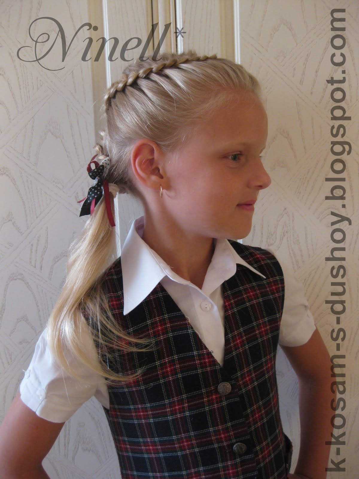 Прически для девочек школьниц