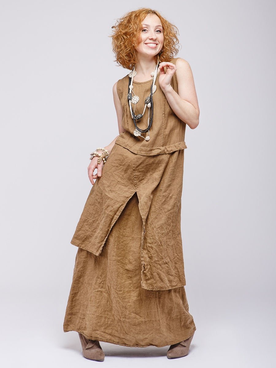 Кайрос платье льняное