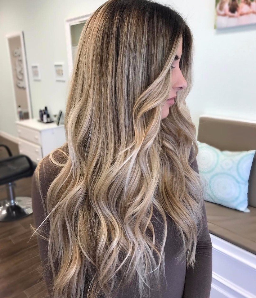 Мелирование на длинные волосы