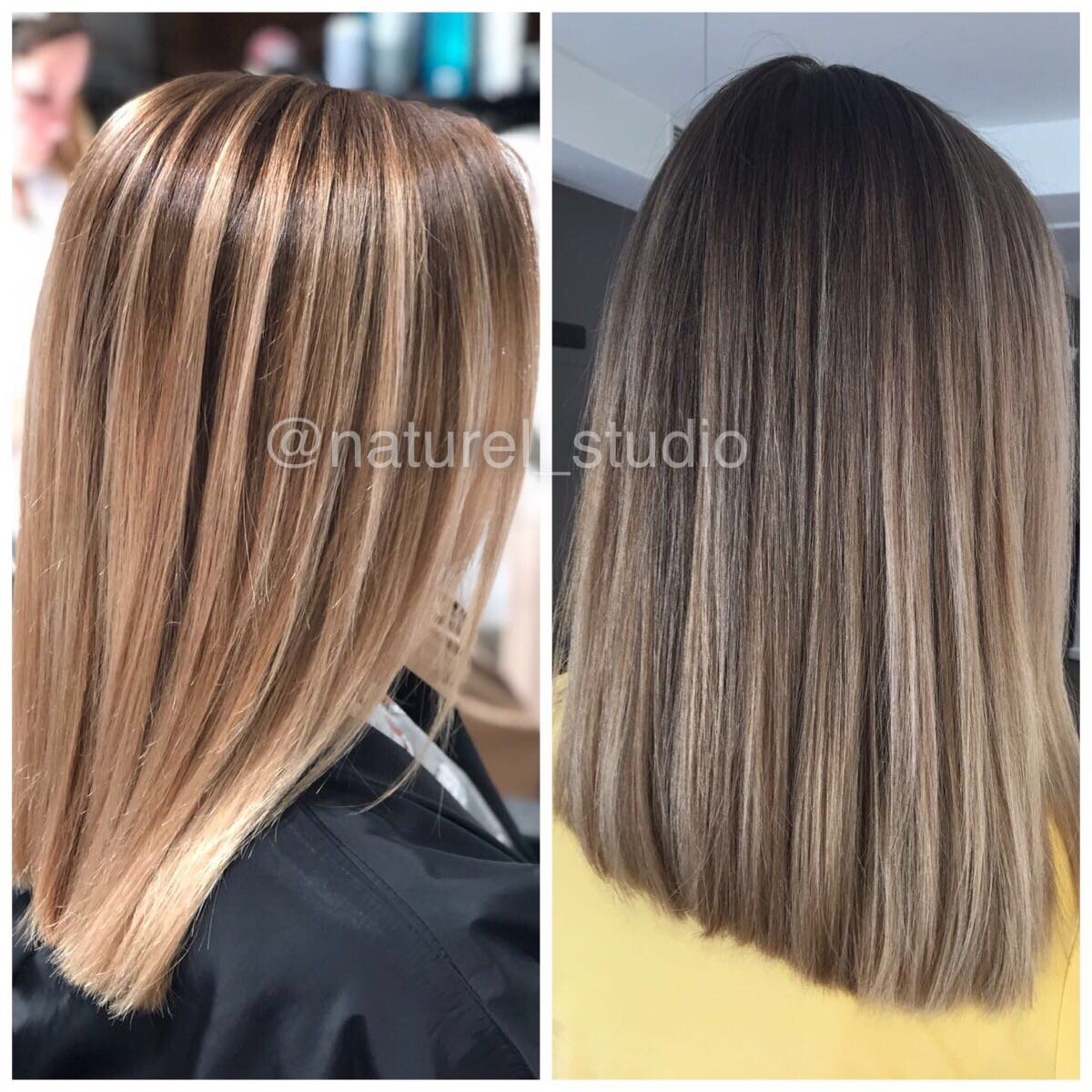 Вуальное мелирование