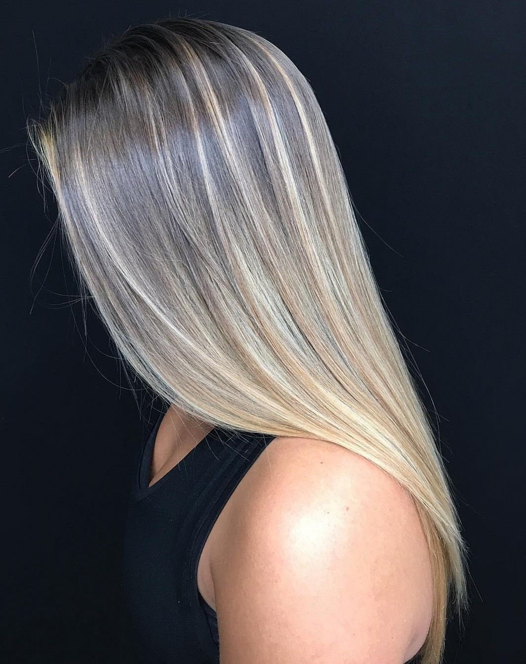 Мелирование пепельным цветом