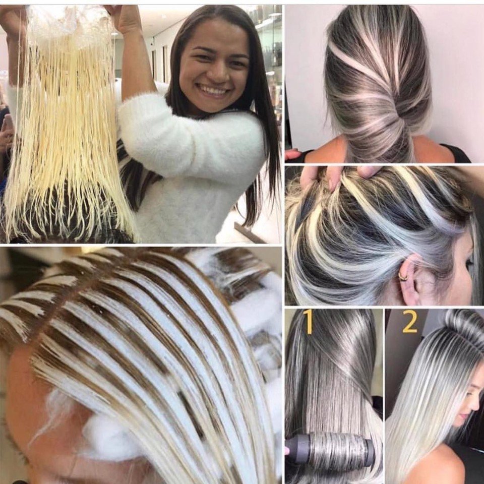 Рельефное мелирование техника