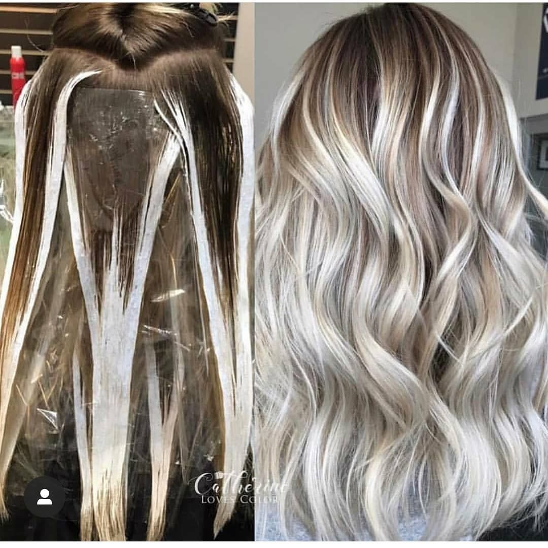 Мелирование вуаль на отросшие корни