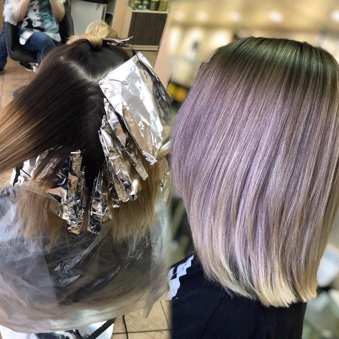 Техника окрашивания шатуш балаяж