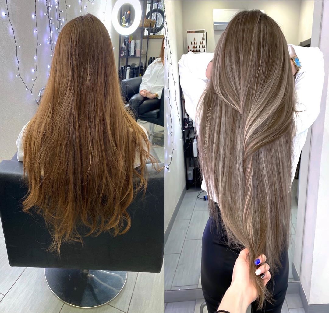 Мелирование методом балаяж