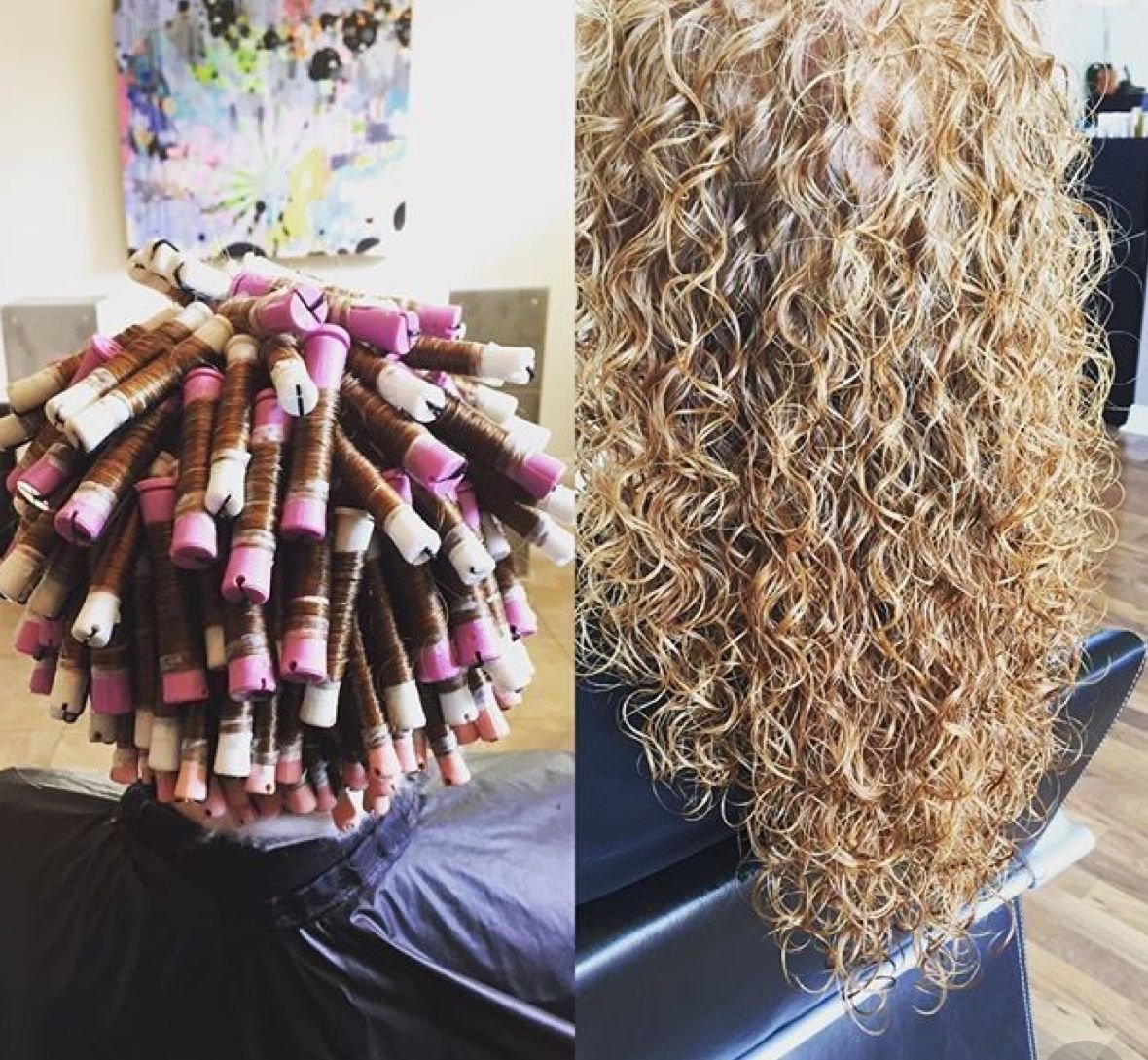 Химическая завивка на спиральные коклюшки технология