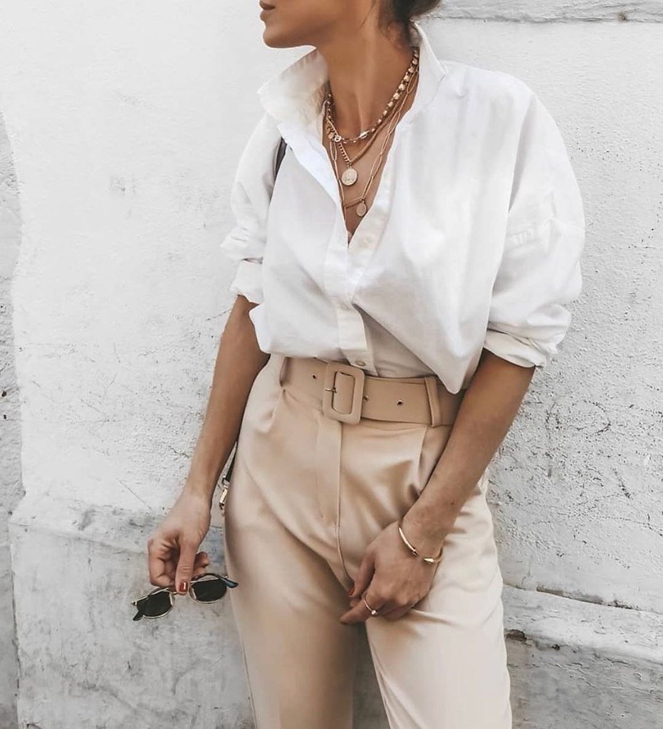 Рубашка в стиле Кэжуал женская