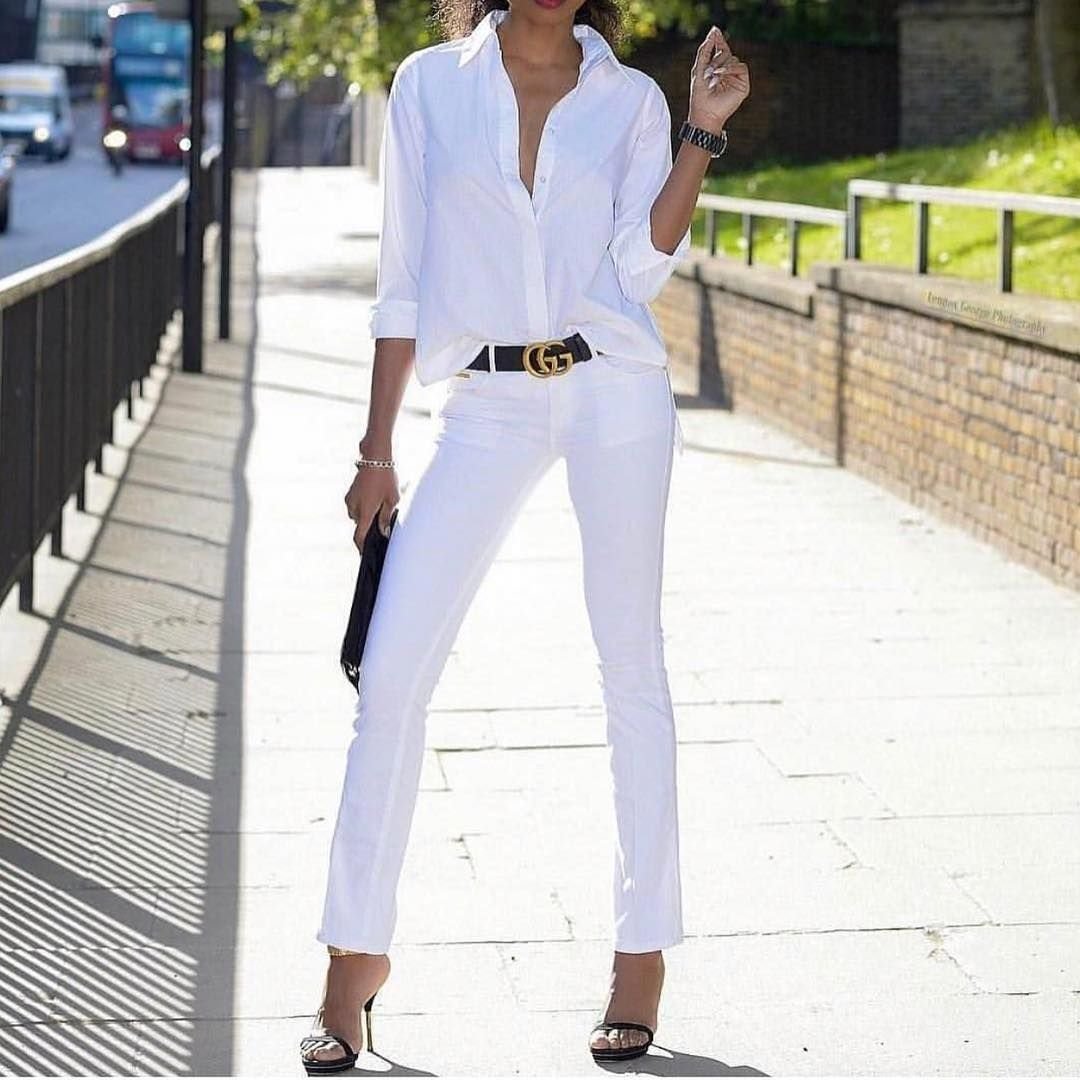 Аксессуары к белой рубашке