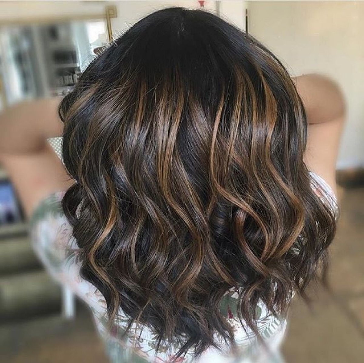 Колорирование на длинные волосы