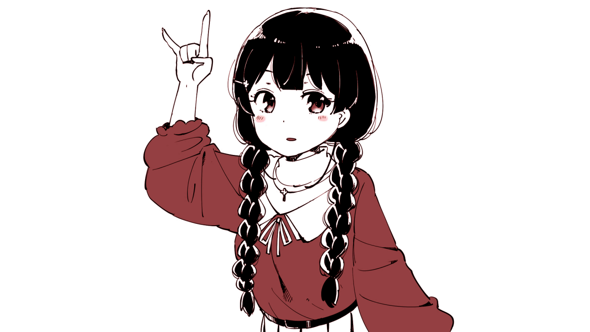 Девушка сзади арт