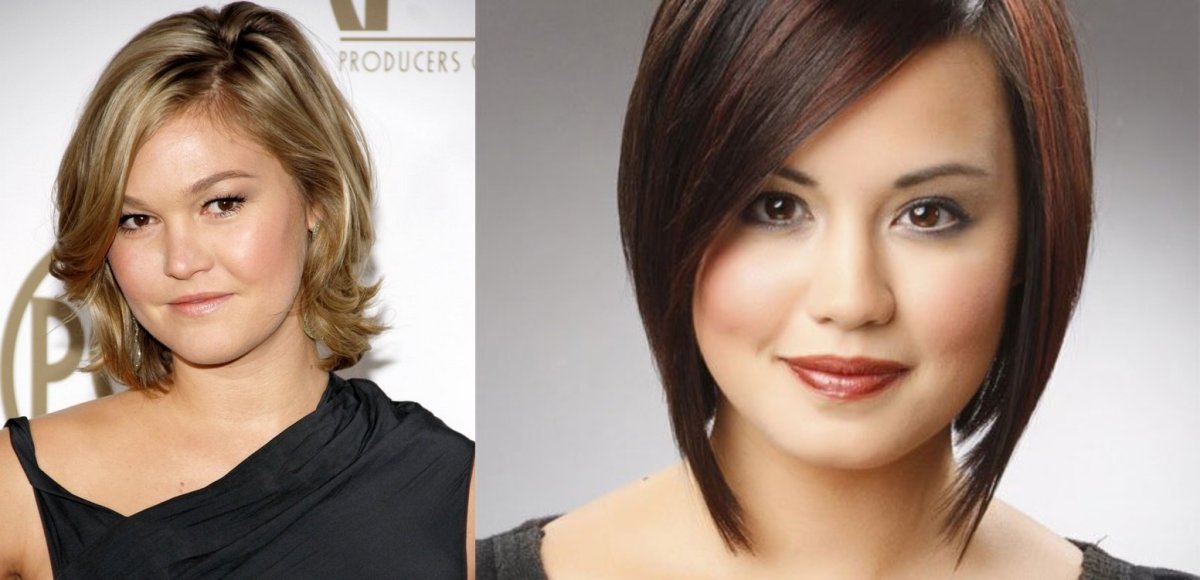 Стрижки для полного лица