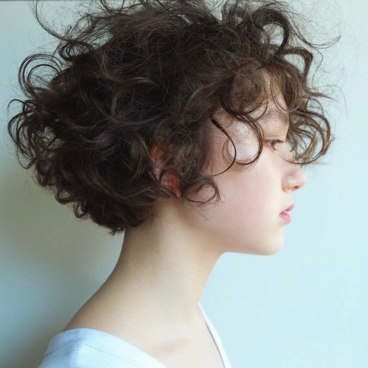 Томбой Боб на вьющиеся волосы