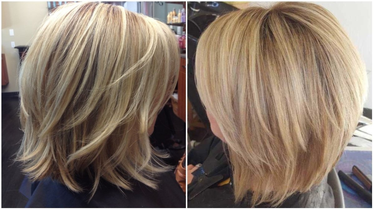 Стрижка короткий Каскад вид сзади