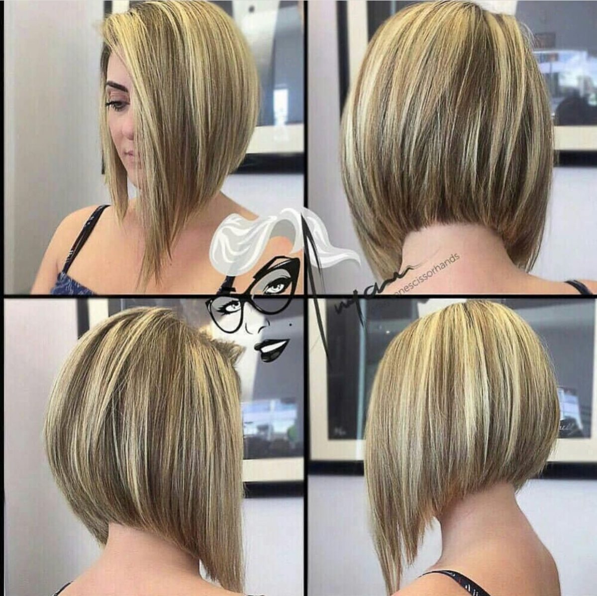 Стрижка Боб каре на удлинение с челкой на короткие волосы