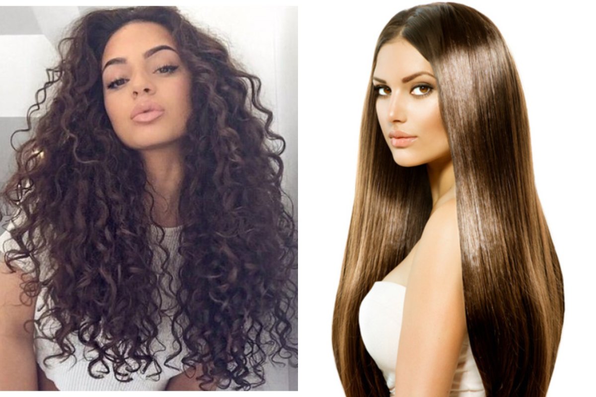 Прямые и волнистые волосы