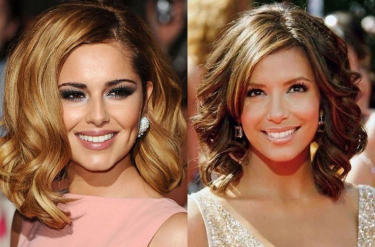 Причёски с кудрями на средние волосы