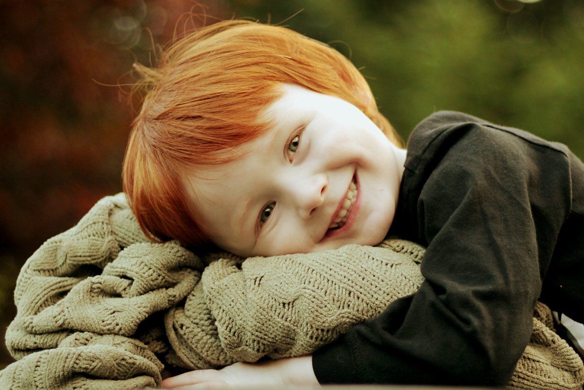 Рыжеволосые дети