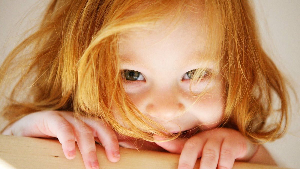 Рыжая девочка 3 года