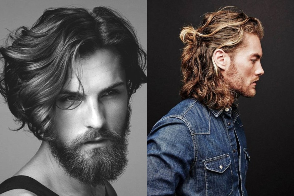 Длинные мужские стрижки