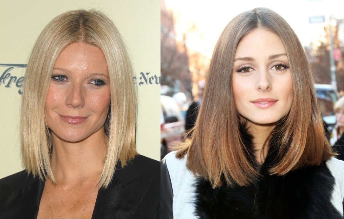 Боб каре на удлинение с прямым пробором