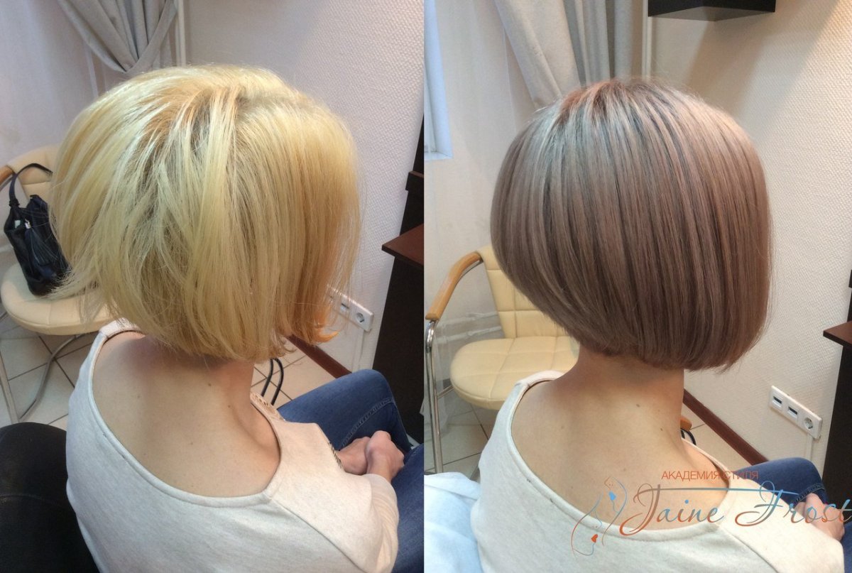 Боб каре удлиненное сзади