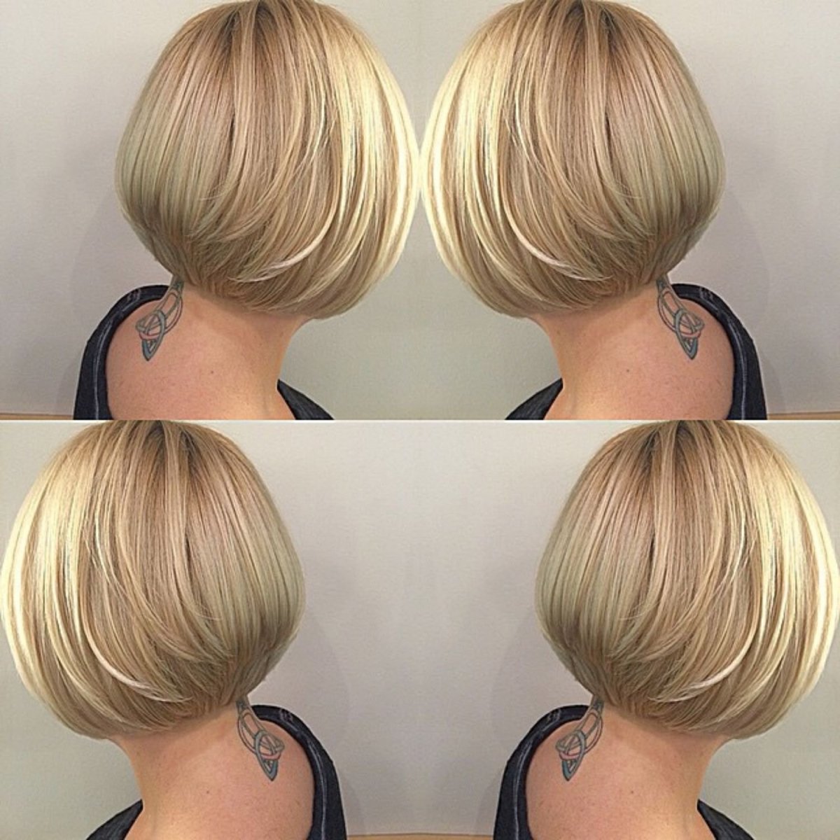 Стрижка Боб каре сзади