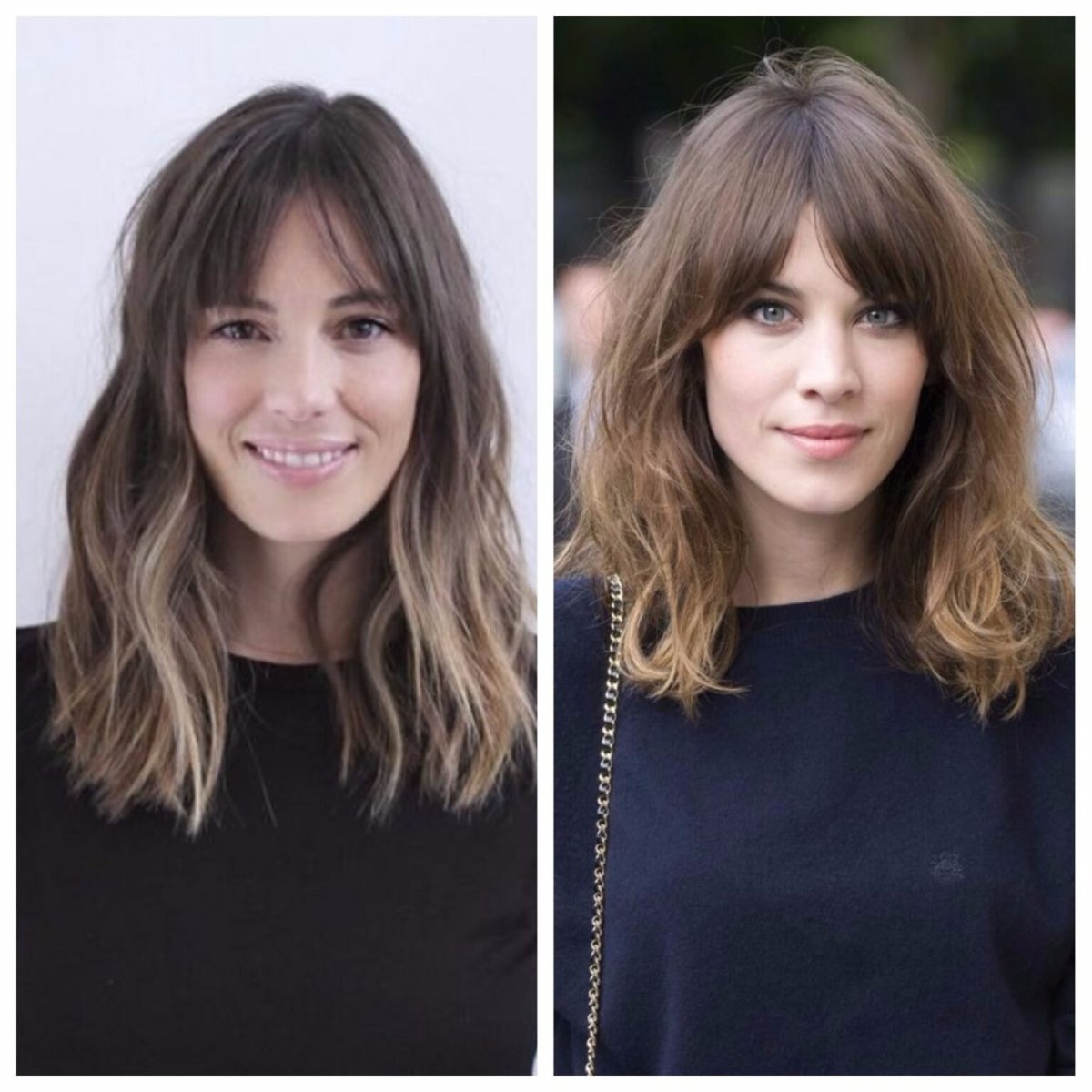 Чёлка на пористые волосы