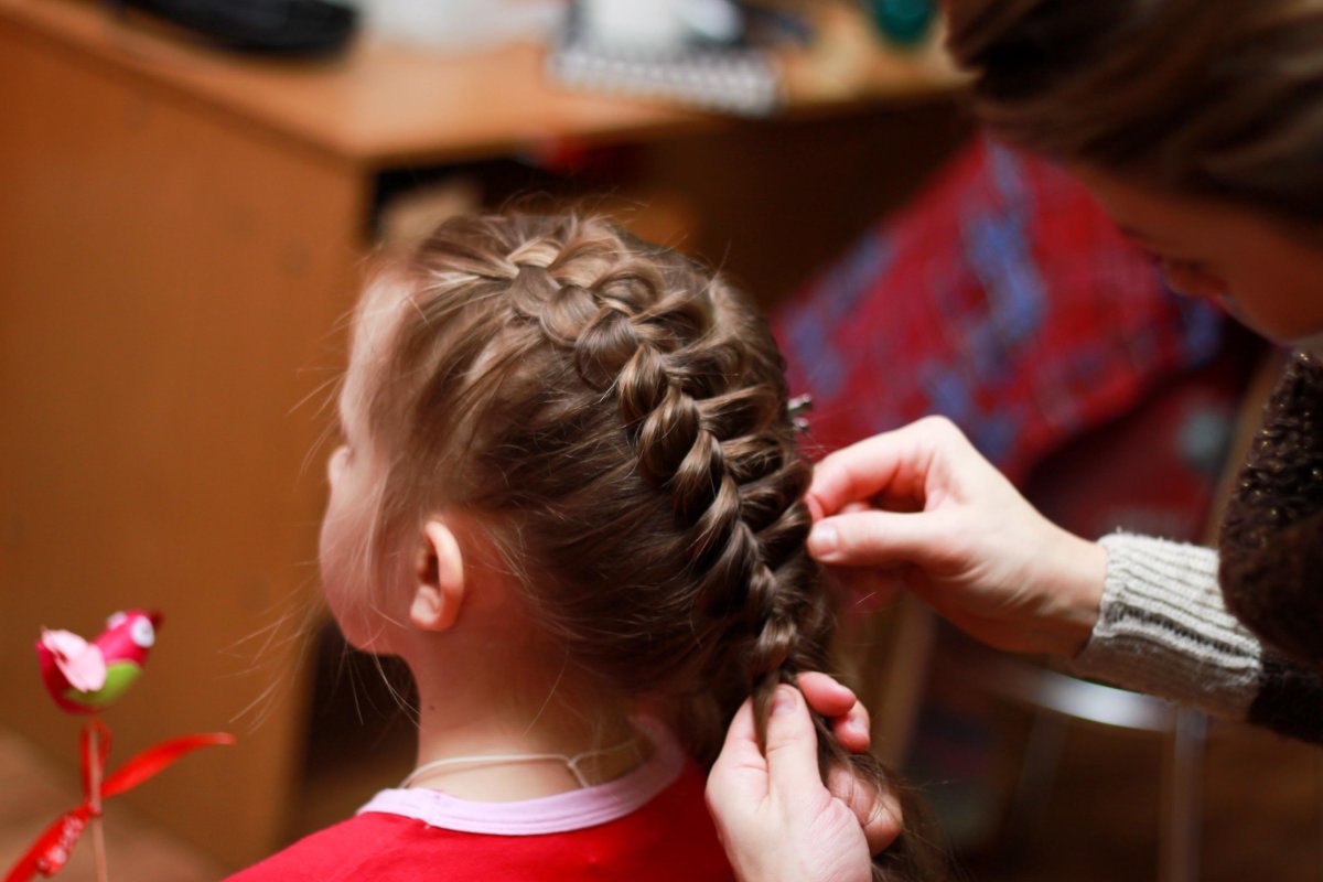 Плетёная причёска