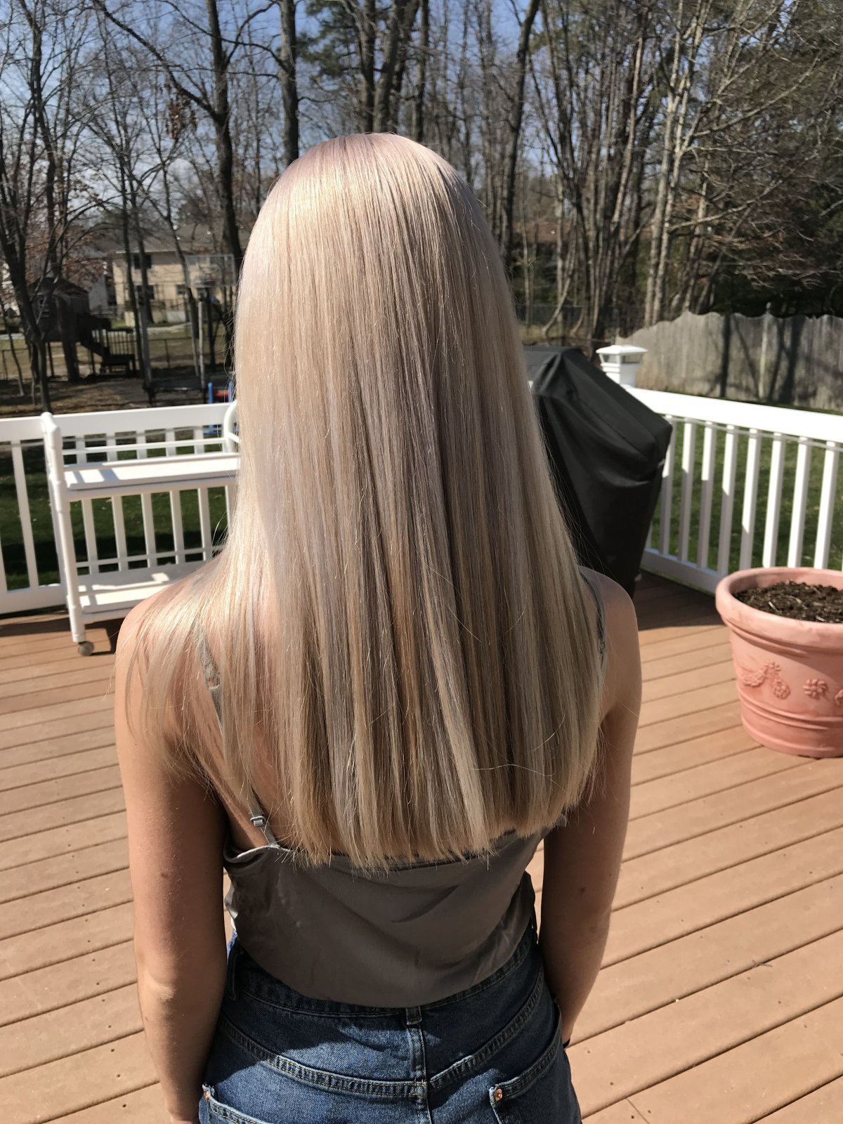 Стрижка ниже плеч