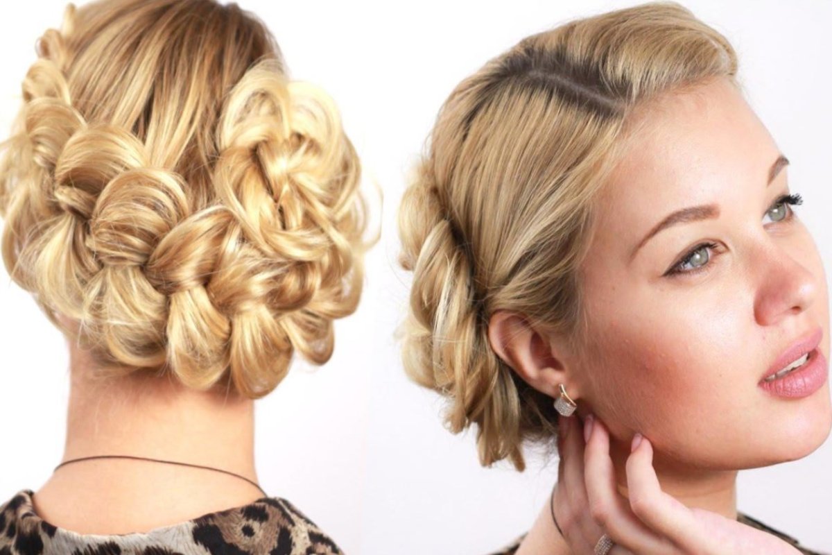 Прически с плетением