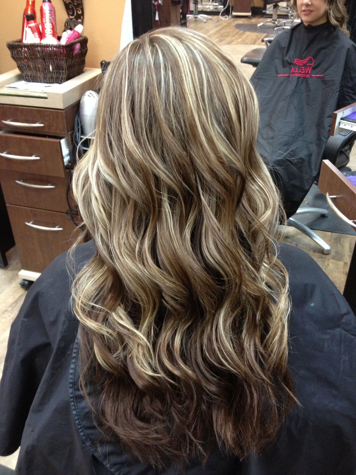 Ореховый балаяж