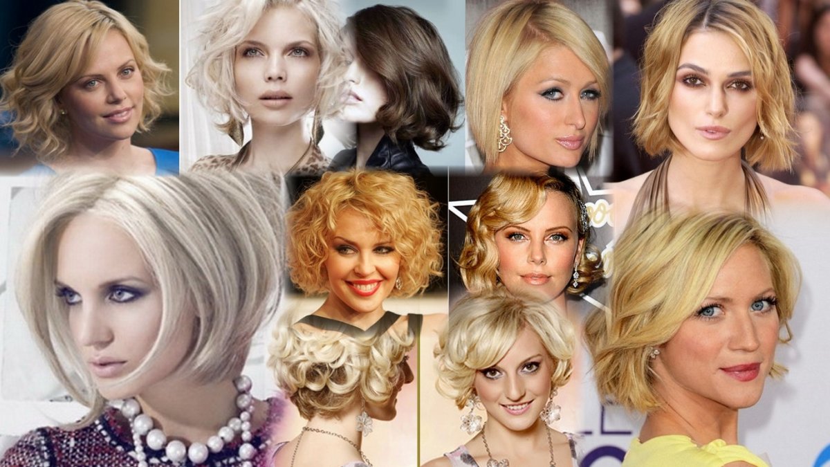 Удлиненный Боб каре на короткие волосы