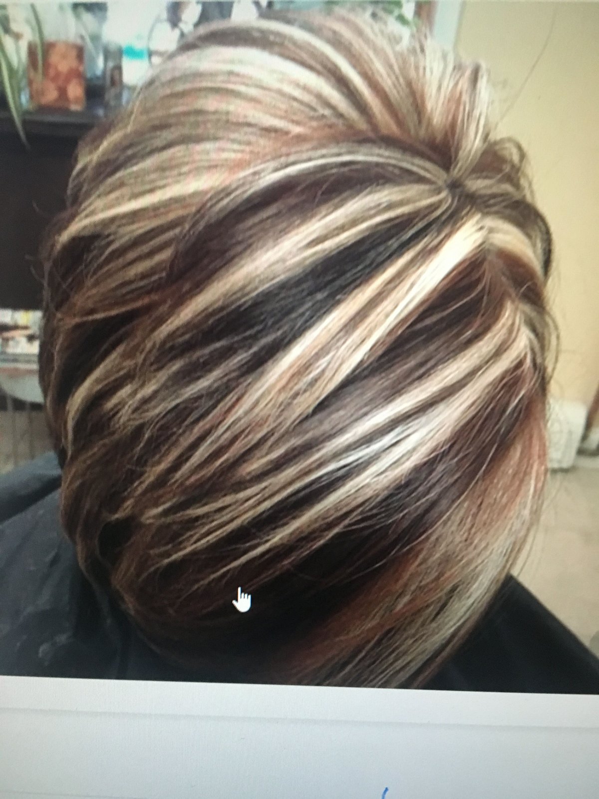 Мелирование слайсами техника