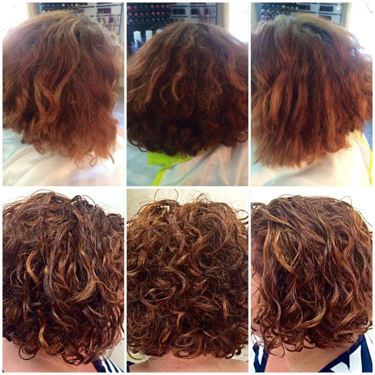 Волнистое каре биозавивка