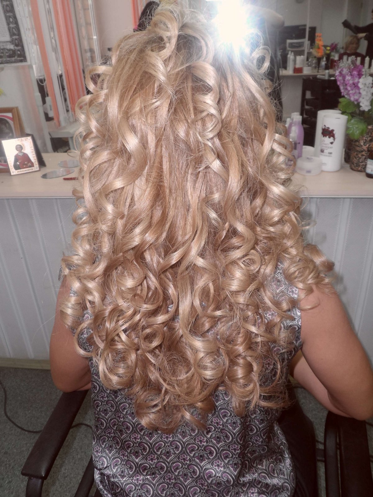 Карвинг на длинные волосы