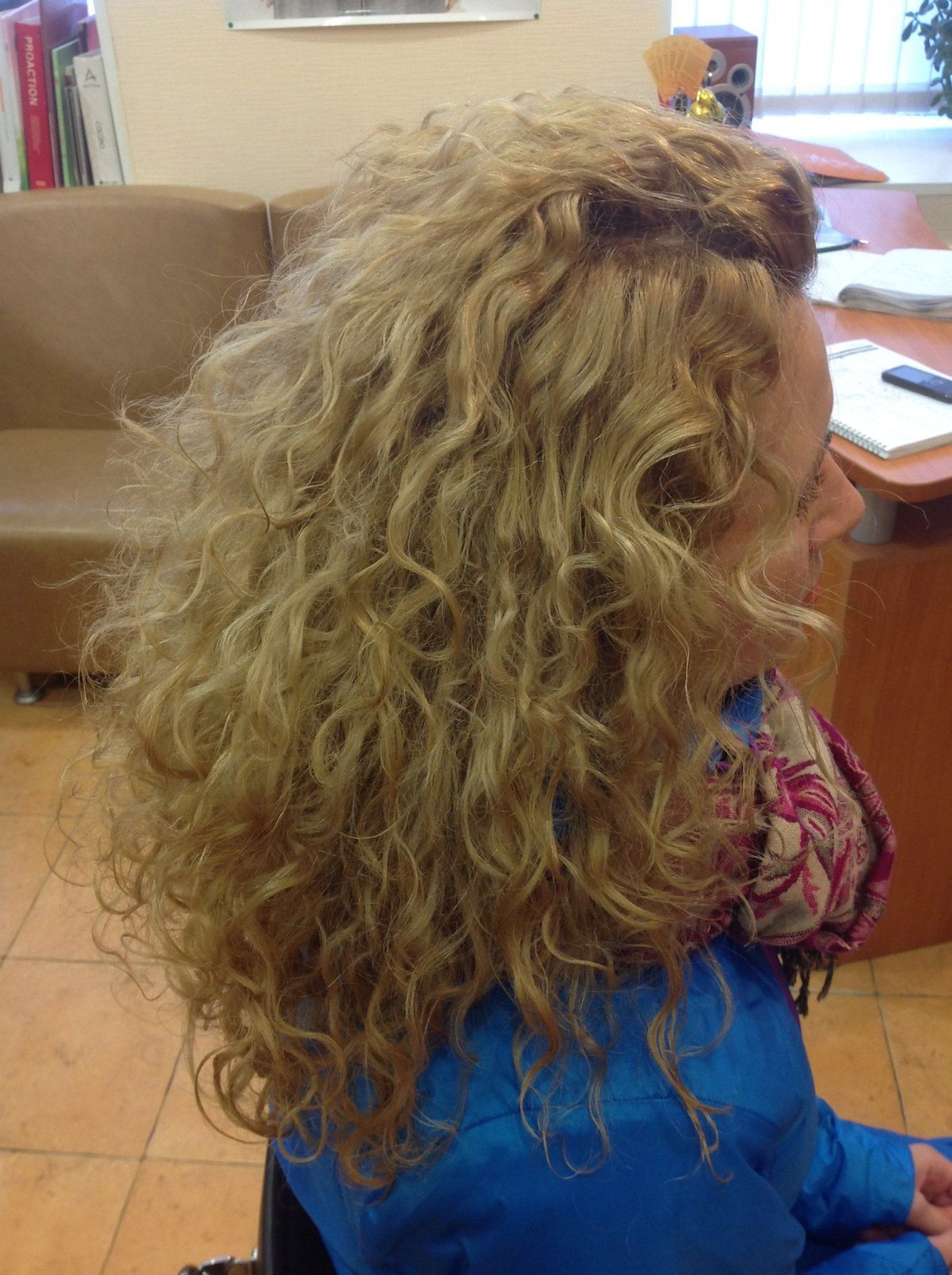 Неудачная химия на волосах