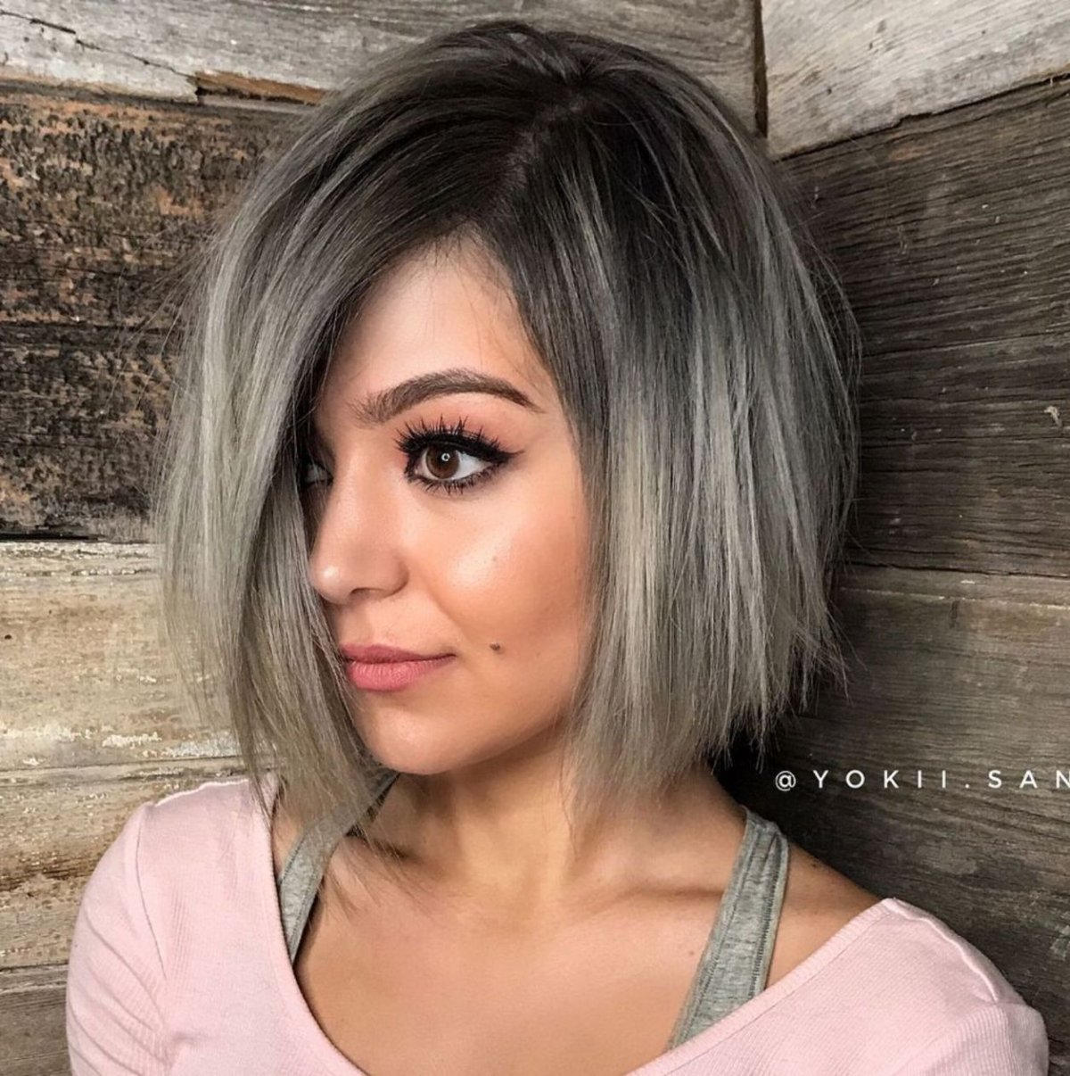 Стрижки с пепельным цветом волос