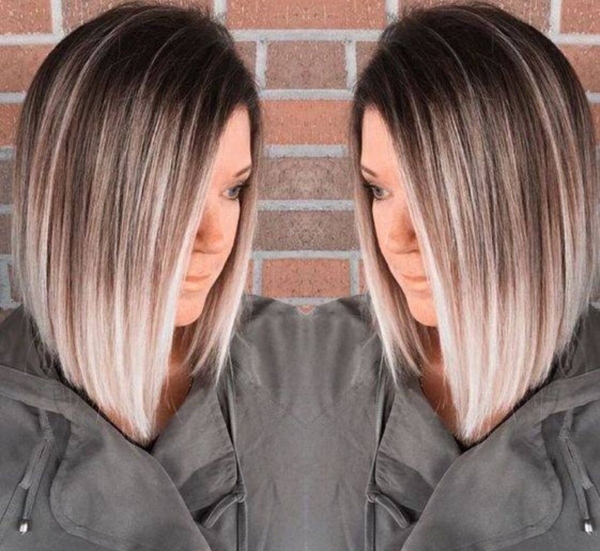 Балаяж на удлинённый Боб