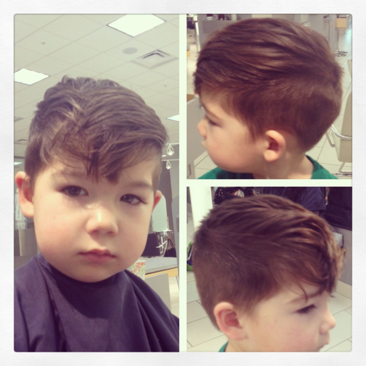 Модная прическа для мальчика пошагово